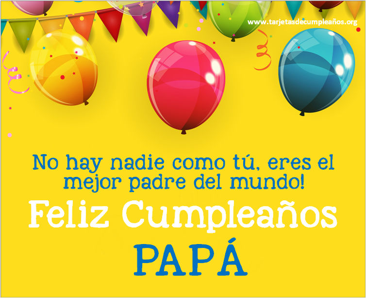 ▷ Tarjetas de Cumpleaños para Papá Imágenes con frases ? ?